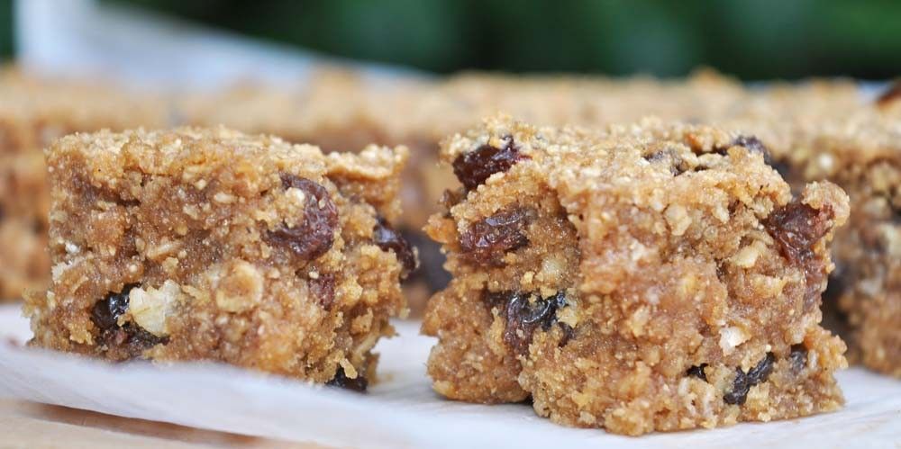 Banana and Raisin Flapjacks