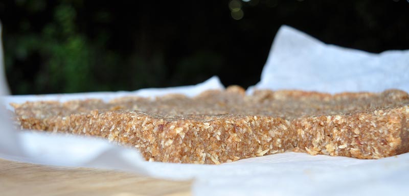 Raw Lemon Drizzle Bars