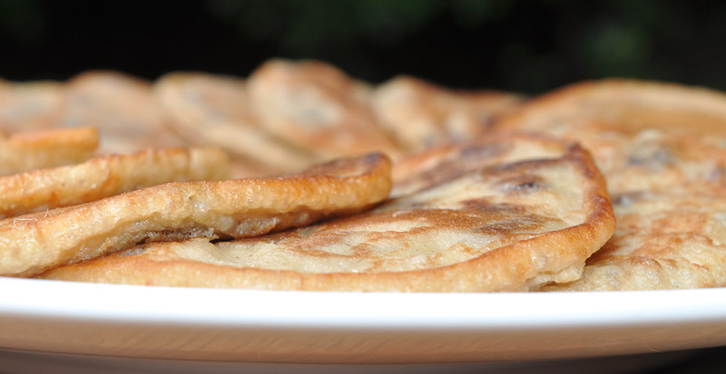 lemon and sultana pancakes