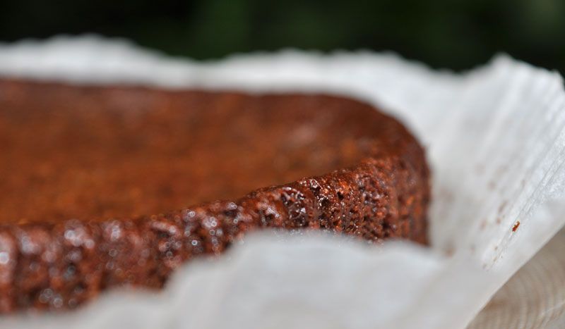 Dark Ginger Cake With A Lemon COYO Frosting