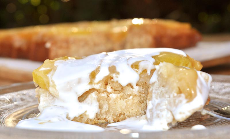 Hawaiian Pineapple and Coconut Upside Down Cake