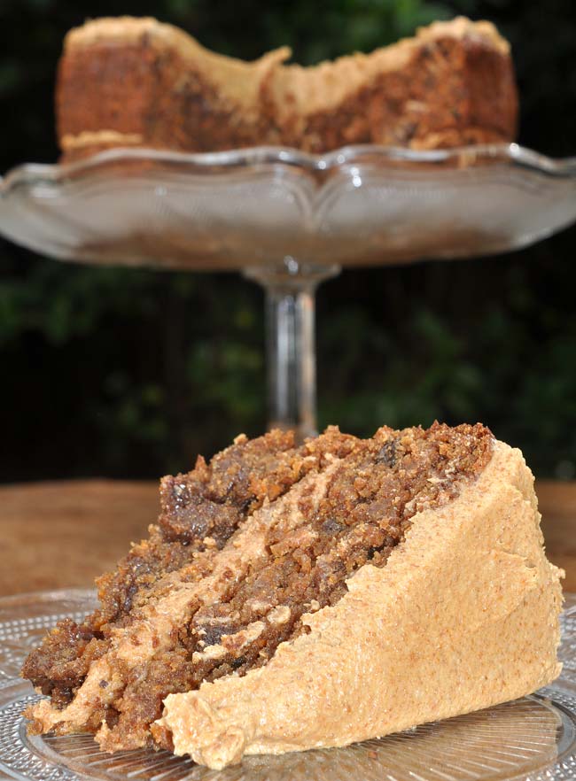 Peanut Butter Carrot Cake with Peanut Butter Frosting