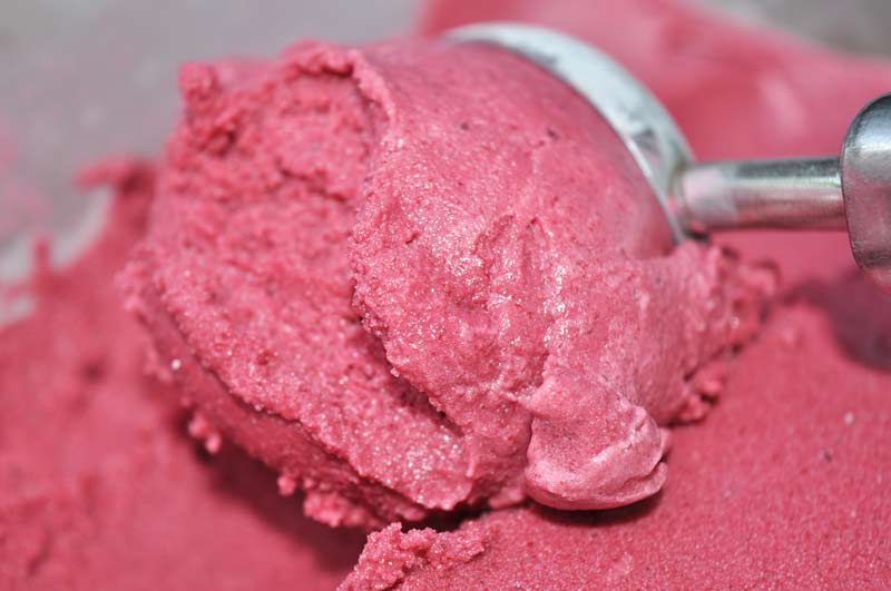 Mixed Summer Berry Ice Cream