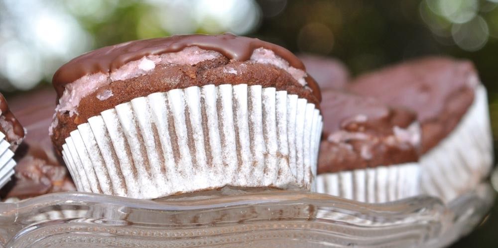 'Raspberry Ruffle' Cupcakes