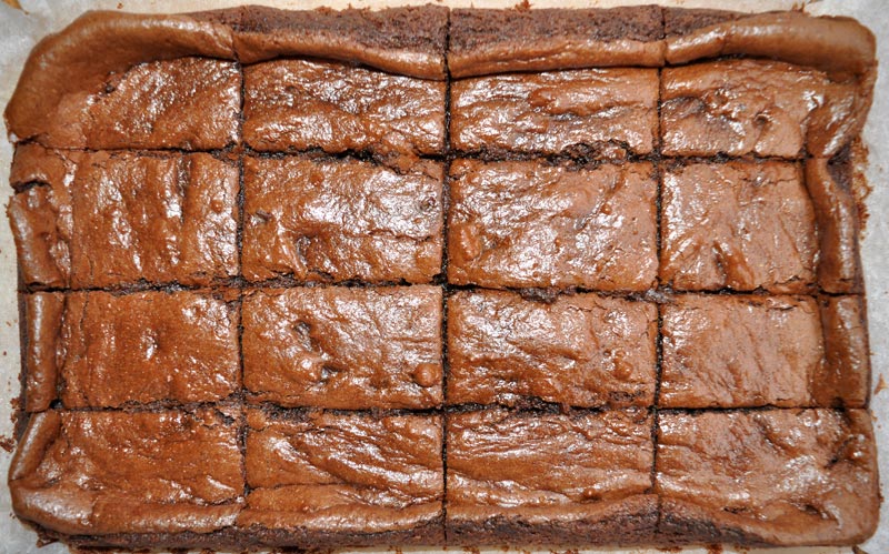 chocolate orange brownies