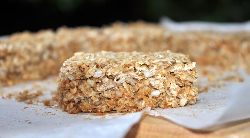 Coconut and Sunflower Seed Flapjacks