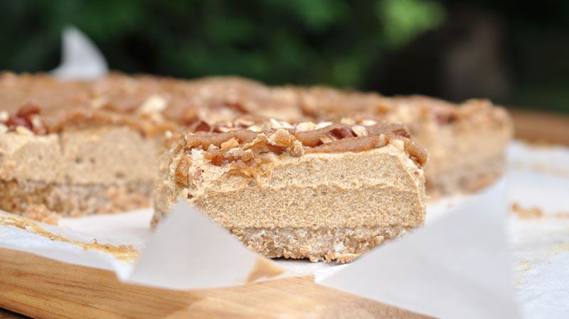 Coffee and Pecan Slice