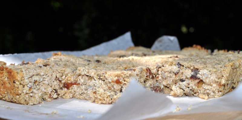 fruit nut and seed flapjacks