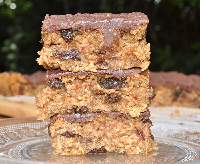 Hazelnut Chocolate Smoothie Flapjacks