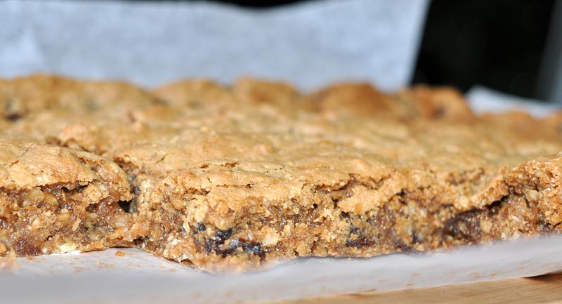 Lemon Sultana And Oat Cookie Slice