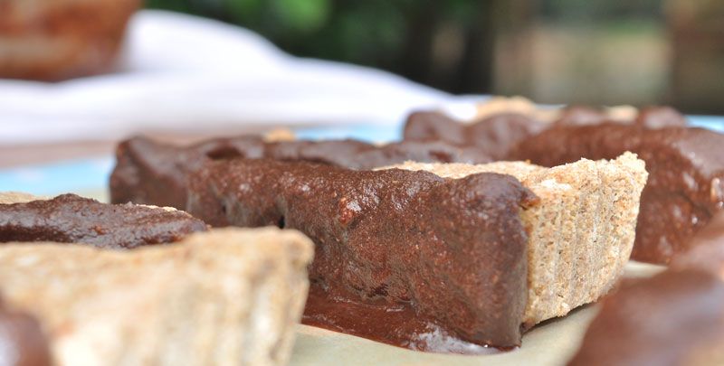 Chocolate Dipped Hawaiian Macadamia Nut and Coconut Shortbread