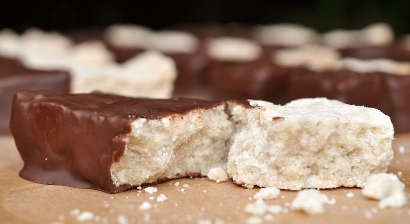 Chocolate Dipped Orange Shortbread