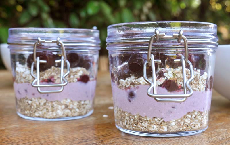 Creamy Cherry Almond Overnight Oat