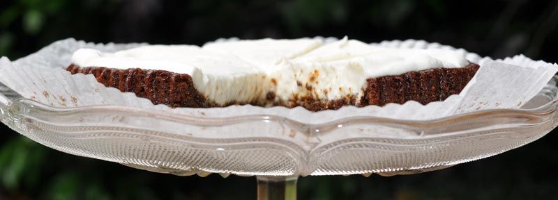 Dark Ginger Cake With A Lemon COYO Frosting 0006