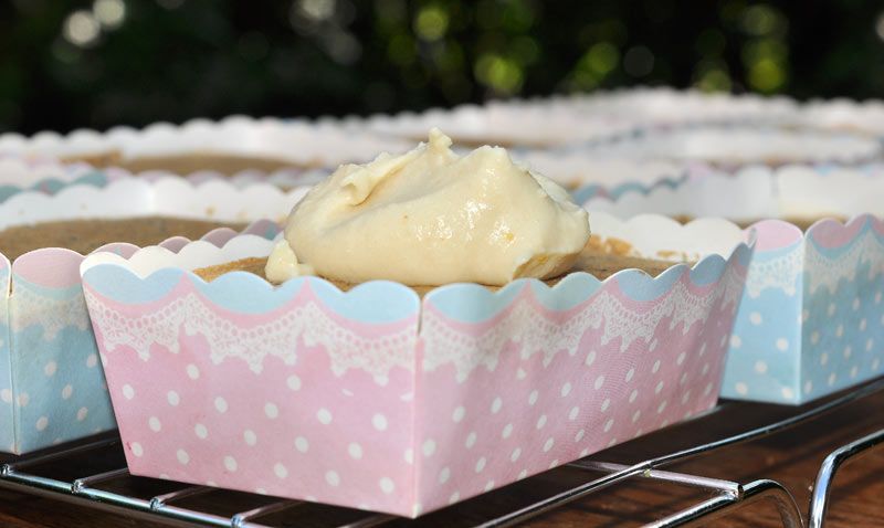 Lemon Poppyseed Mini Loaves With Lemon Buttercream Frosting