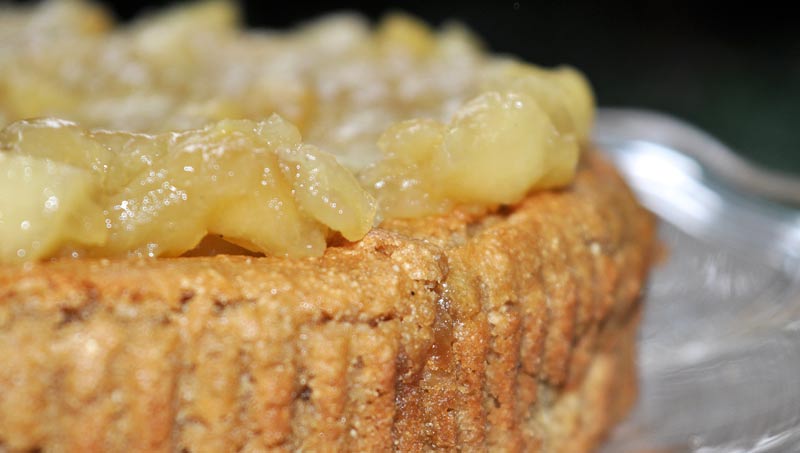 Mothers Day Apple Caramel Cake