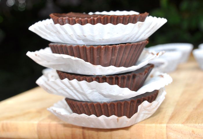 Cookie Dough Chocolate Cups