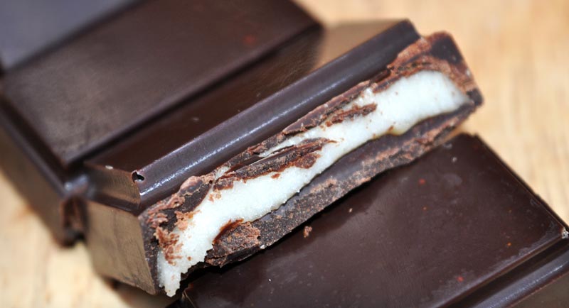 peppermint cream chocolate bar