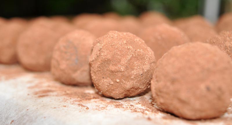 Valentine Chocolate Orange Truffles