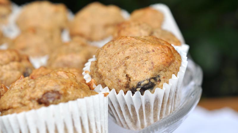 Mini Banana and Raisin Muffins 0005