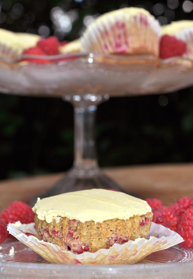 Raspberry and Orange Cupcakes