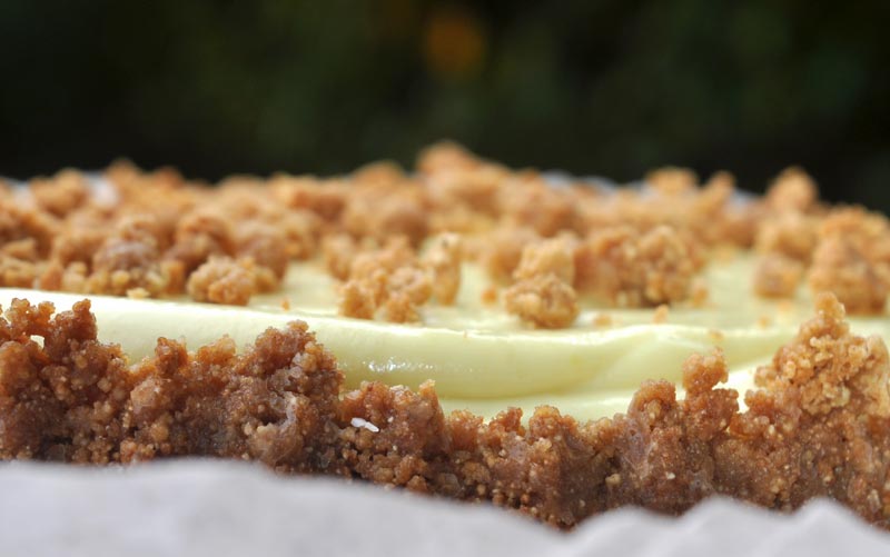 Lemon Cream Pie With A Ginger Nut Crust