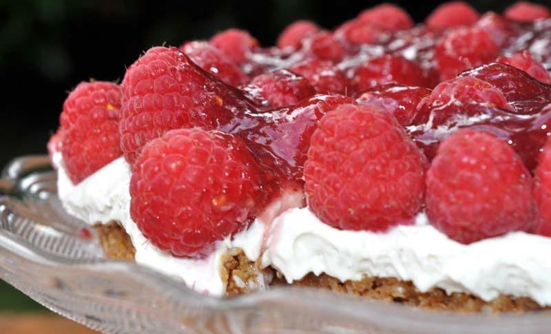 Raspberry and Vanilla Cheesecake