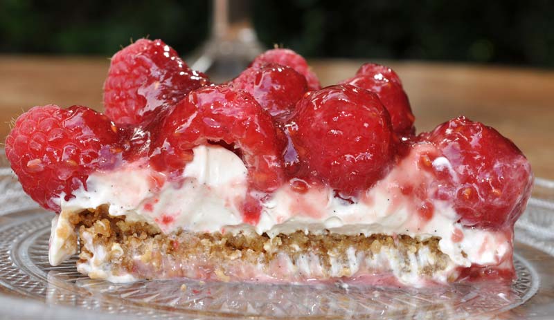 Raspberry and Vanilla Cheesecake