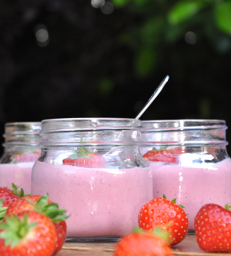 Sensational Strawberry Mousse