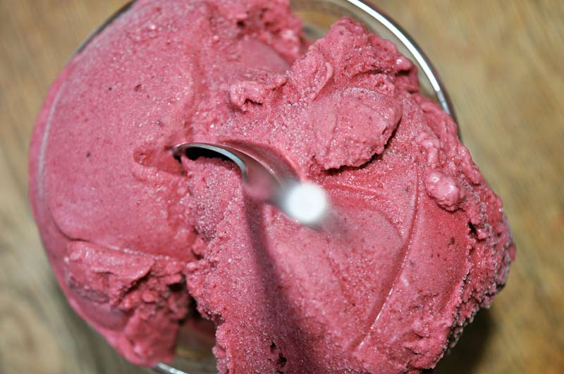 Mixed Summer Berry Ice Cream