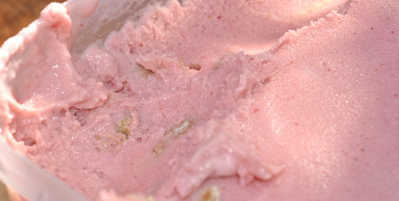 Super Simple Strawberry Cheesecake Ice Cream