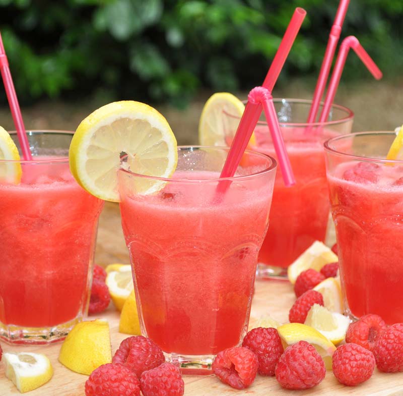 Sweet Tangy Raspberry Lemonade