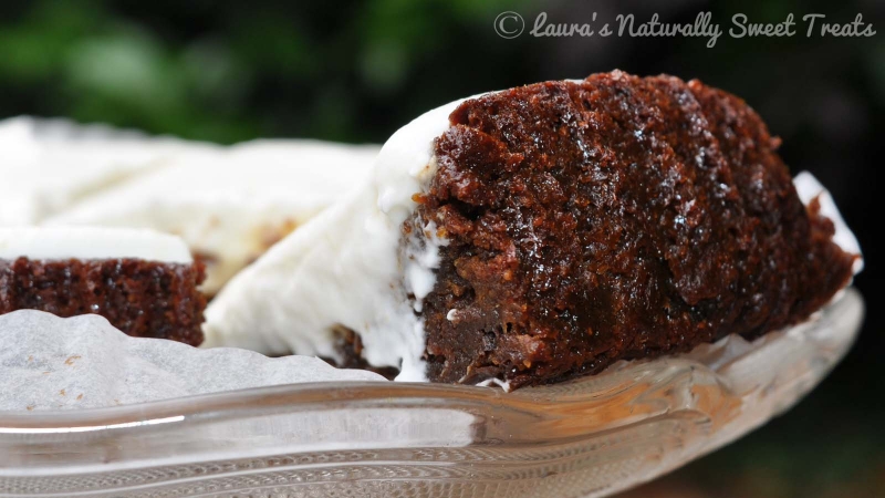 Dark Ginger Cake with a Lemon COYO Frosting
